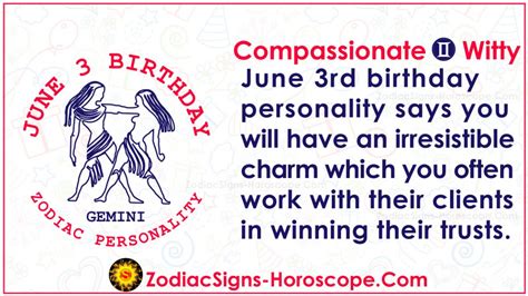 June 3 Zodiac – Full Horoscope Birthday Personality | ZSH