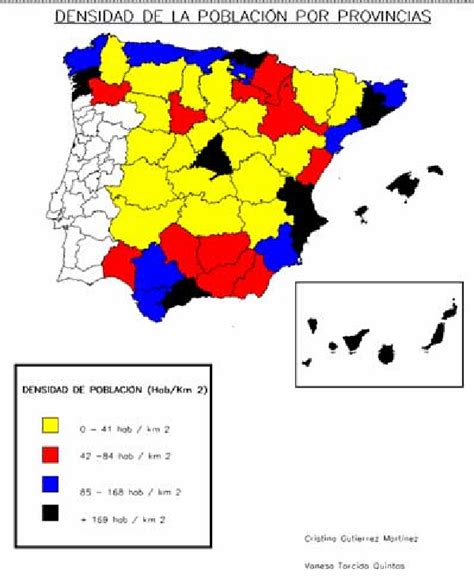 Population Map of Spain | Download Scientific Diagram