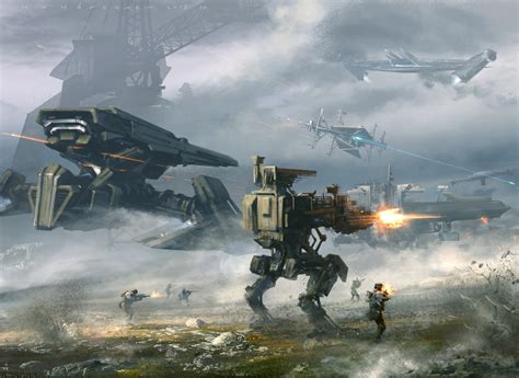 The Science Fiction Art of Xiaohui Hu | DIgital Art