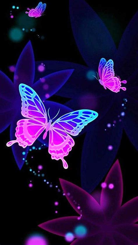 Neon Pink Butterfly Wallpapers - Top Free Neon Pink Butterfly Backgrounds - WallpaperAccess