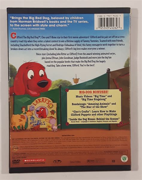 Clifford's Really Big Movie DVD Movie Film Disc - USED – Treasure Valley Antiques & Collectibles