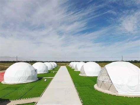 Geodesic Dome Tent Hotel, Eco Domes Lodges for The Prairie Camping Site