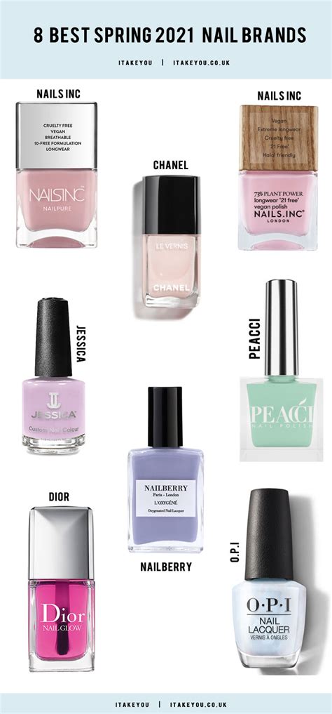 8 Best nail polish brands for spring 2021 | Top Nail polish | nail colours