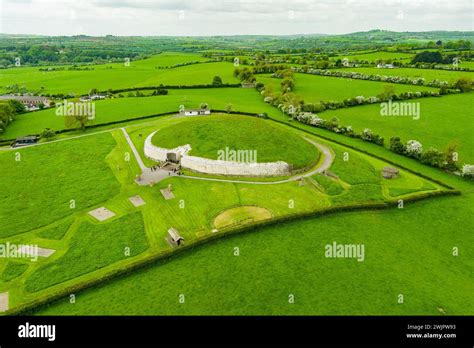 Newgrange, a prehistoric monument built during the Neolithic period ...