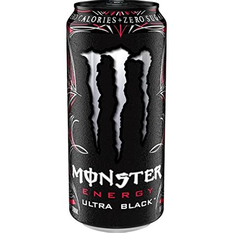 Monster Energy Ultra Energy Drinks 6 - 16Oz Cans (Ultra Black) - Walmart.com