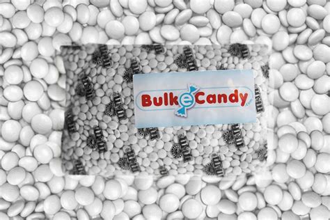 Bulk White M&M's 10lbs | bulkecandy.com – BulkECandy.com/SnackerzInc.