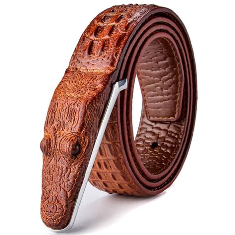 Luxurious Crocodile Imitation Leather Men’s Belt | sebastian7