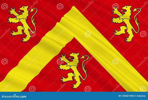 Flag of Anglesey or Ynys Mon is Island of Wales Stock Illustration - Illustration of irish ...