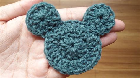 How to Crochet Mickey Mouse Applique | Part 1 of 2 - YouTube Crochet ...