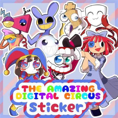 The Amazing Digital Circus Sticker TADC Sticker Pomni Jax - Etsy in 2023 | Circus, Digital, Amazing