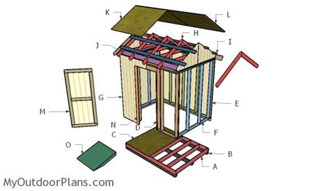 Free 6x8 Shed Plans | MyOutdoorPlans | Free Woodworking Plans and Projects, DIY Shed, Wooden ...