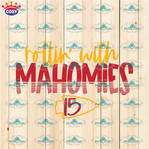 Rollin' With Mahomies SVG Digital Cut File, Football svg