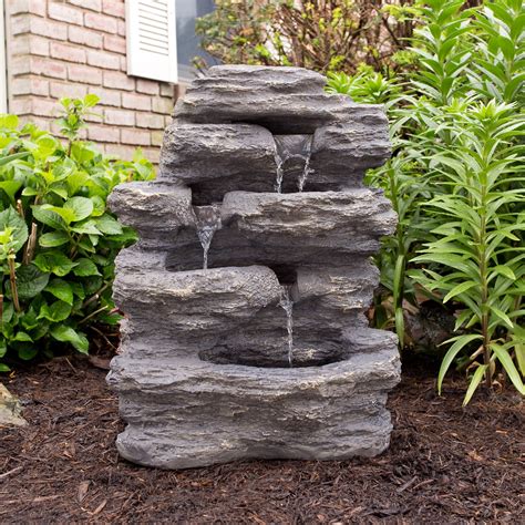 Stone Water Fountain Outdoor - Outdoor Fountains