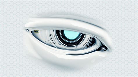 1920x1080px | free download | HD wallpaper: white and black mechanical eye wallpaper, digital ...