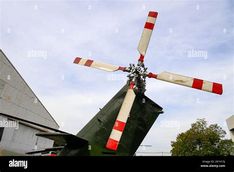 Closeup of helicopter tail rotor blade mechanism Stock Photo - Alamy