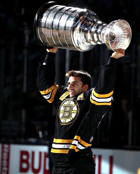 Patrice Bergeron Raising the Stanley Cup Editorial Stock Photo - Image ...