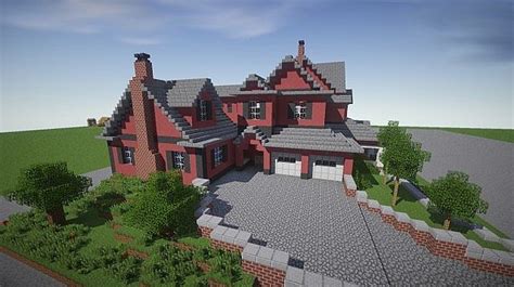 Red Old Mansion Minecraft building ideas 2 Minecraft Mods, Minecraft ...