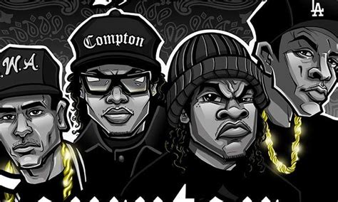 Art Straight Outta Compton Poster - Wall art canvas painting home decor ...