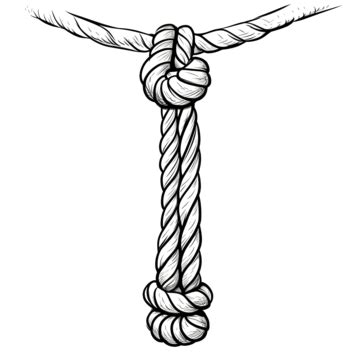 Rope Knots Clipart Hd PNG, Brown Cartoon Rope Rope Knot Clipart, Long Rope, Clipart, Tie PNG ...