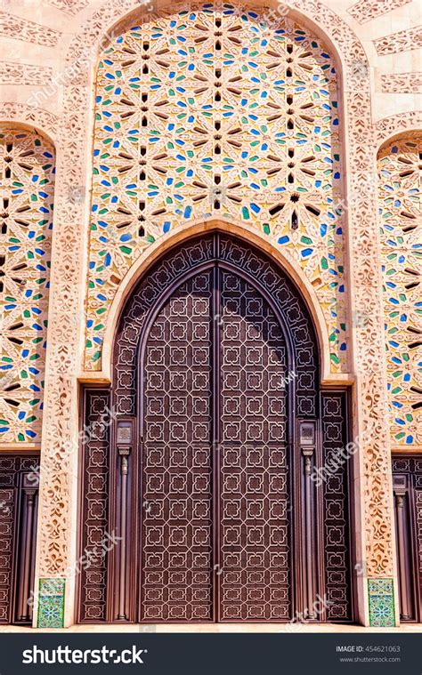 Moroccan Architecture Traditional Design Casablanca Morocco Stock Photo ...