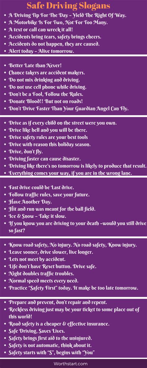 Safe Driving Slogans: 200+ Road Safety Slogans and Taglines