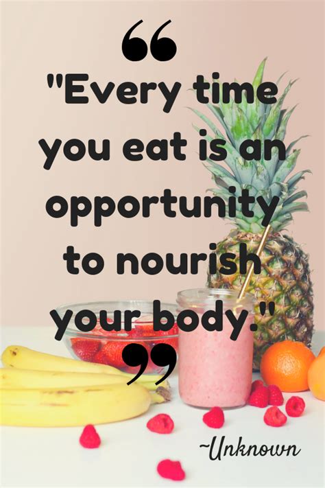 34 Best Healthy Eating Quotes For You and Your Kids! | Healthy mind quotes, Healthy eating ...