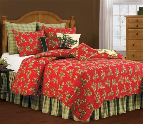 Holly Red by April Cornell | King size quilt sets, Christmas bedding ...