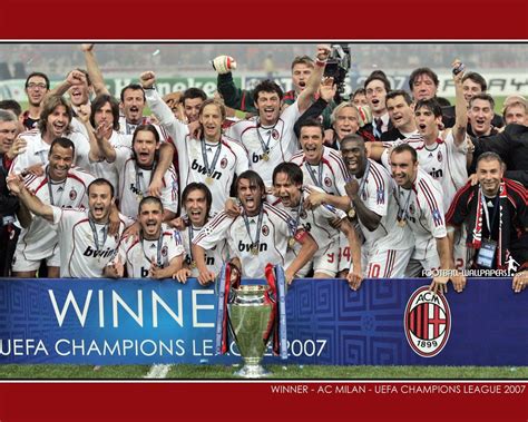 Dawn Wood News: Ac Milan Champions League Winning Team 2007