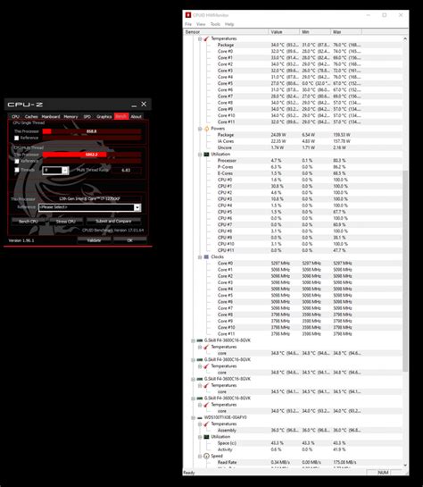 12700kf first day overclocking alder lake any advice? 858 cpuz single ...