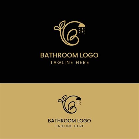 Premium Vector | Bathroom logo