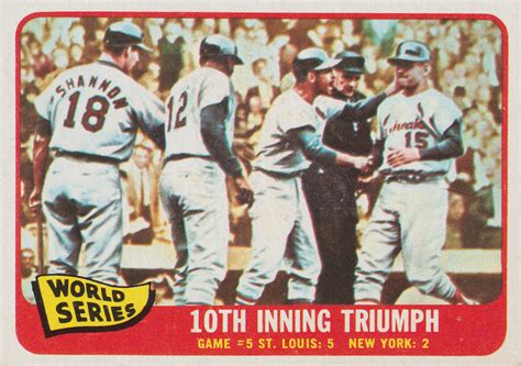 1965 Topps: #136 World Series Game 5 - 10th Inning Triumph