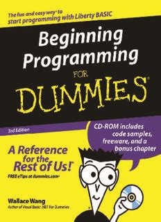 Beginning Programming for Dummies | Junky Books