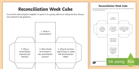 Activity Cube on Australia's National Reconciliation Week