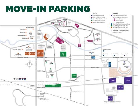 Parking and Directions | Live On - Michigan State University