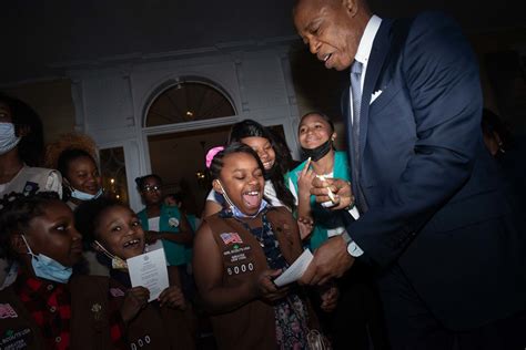 Mayor Adams hosts Girl Scout Troop 6000 five years after their founding in Long Island City ...