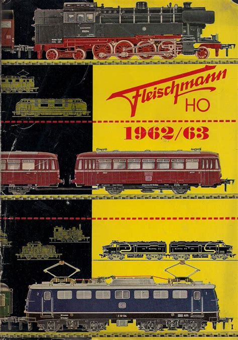 FLEISCHMANN CATALOG 1962-63 trains locomotives station Original Italian edition