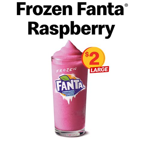 Frozen Fanta® Raspberry | McDonald's New Zealand