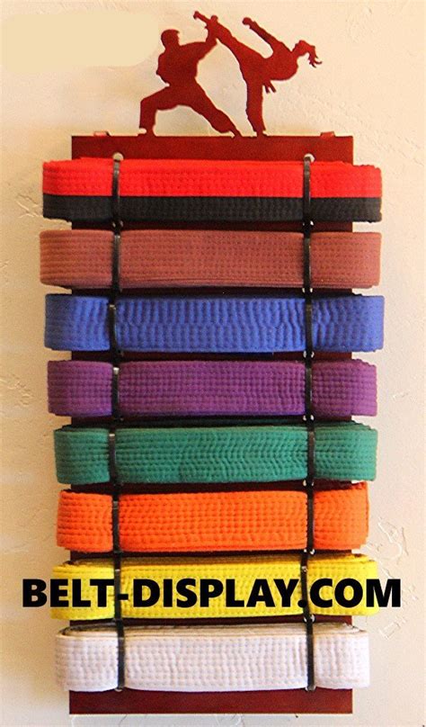 Martial Arts Belt Holder: Taekwondo Belt Display: Karate Belt Rack ...