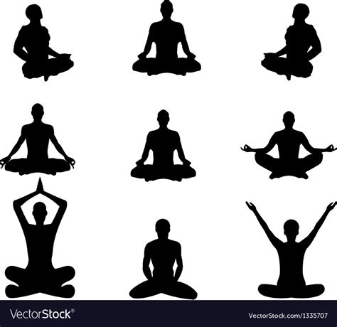 Meditation2 Royalty Free Vector Image - VectorStock