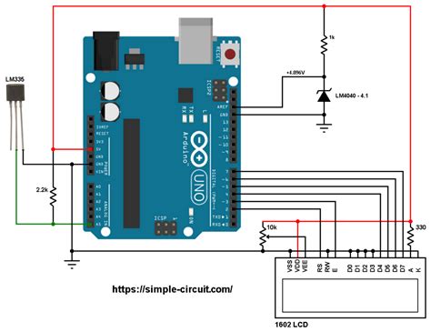 Interfacing Arduino with LM335 Temperature Sensor