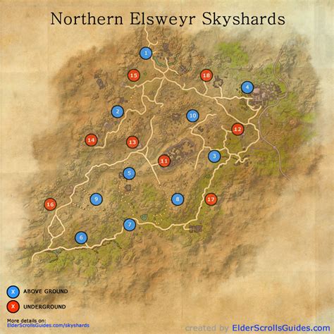 Elsweyr Skyshards Map | Elder Scrolls Online Guides