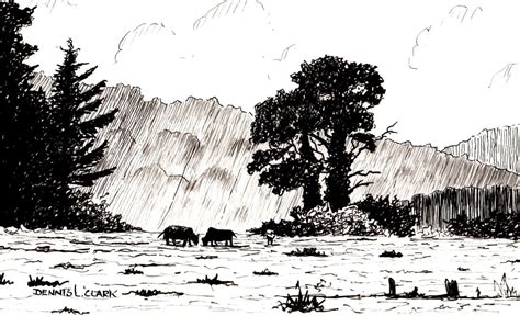 How to Draw a Meadow Scene in Pen and Ink — Online Art Lessons