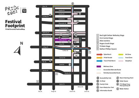 The Toronto Pride Parade route map and road closures for 2022