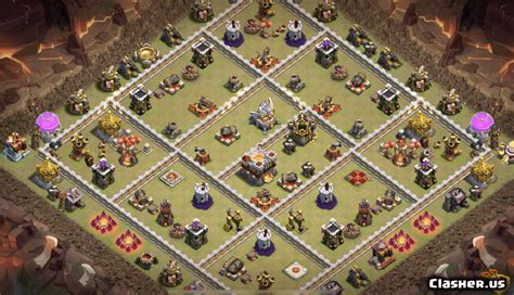 [Town Hall 11] TH11 War/Trophy base #1569 [With Link] [1-2022] - War Base - Clash of Clans ...