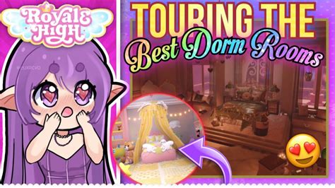 Touring THE BEST DORM ROOMS! In Campus 3 (Shocking😱) | Royale High Dorm ideas - YouTube