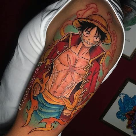 Monkey D. Luffy Tattoo | Monkey d. luffy, One piece anime, Luffy