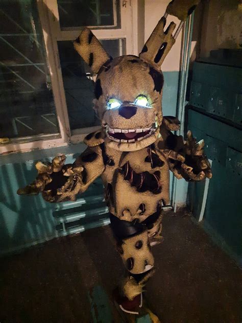 Fnaf Springtrap Costume FNAF Cosplay Five Nights At | Etsy