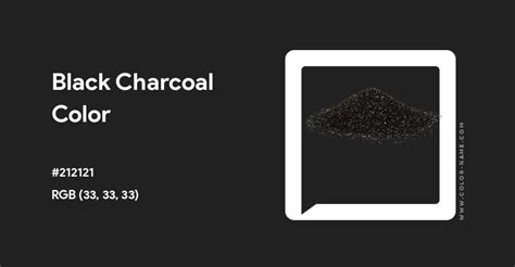 Black Charcoal color hex code is #212121