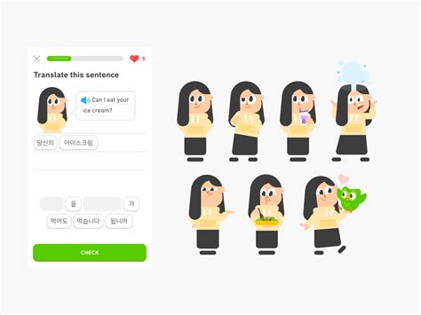 Duolingo style character by AJ Noh for Duolingo on Dribbble