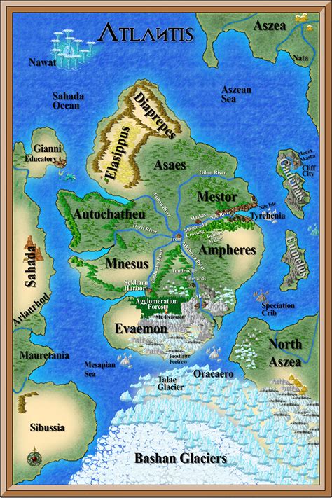 Atlantis History Map